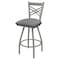 Holland Bar Stool Co 25" Swivel Counter Stool, Nickel Finish, Graph Seat X820 - alternate 1